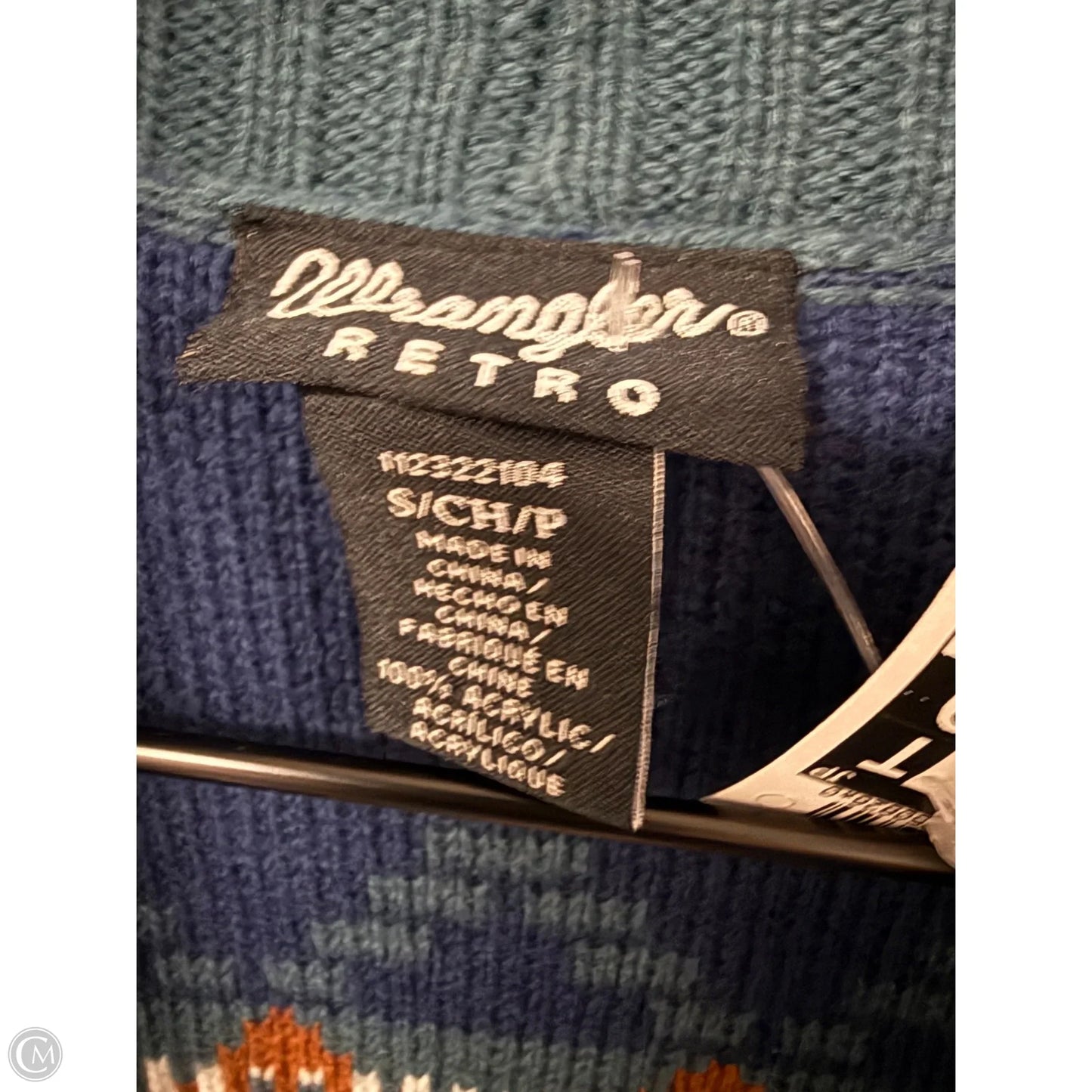 Sweater Cardigan By Wrangler In Multi-colored, Size: S