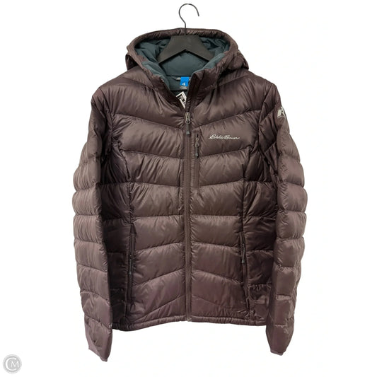 Coat Puffer & Quilted By Eddie Bauer In Purple, Size: M