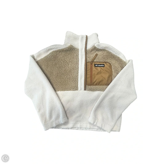 Coat Faux Fur & Sherpa By Columbia In Cream, Size: M