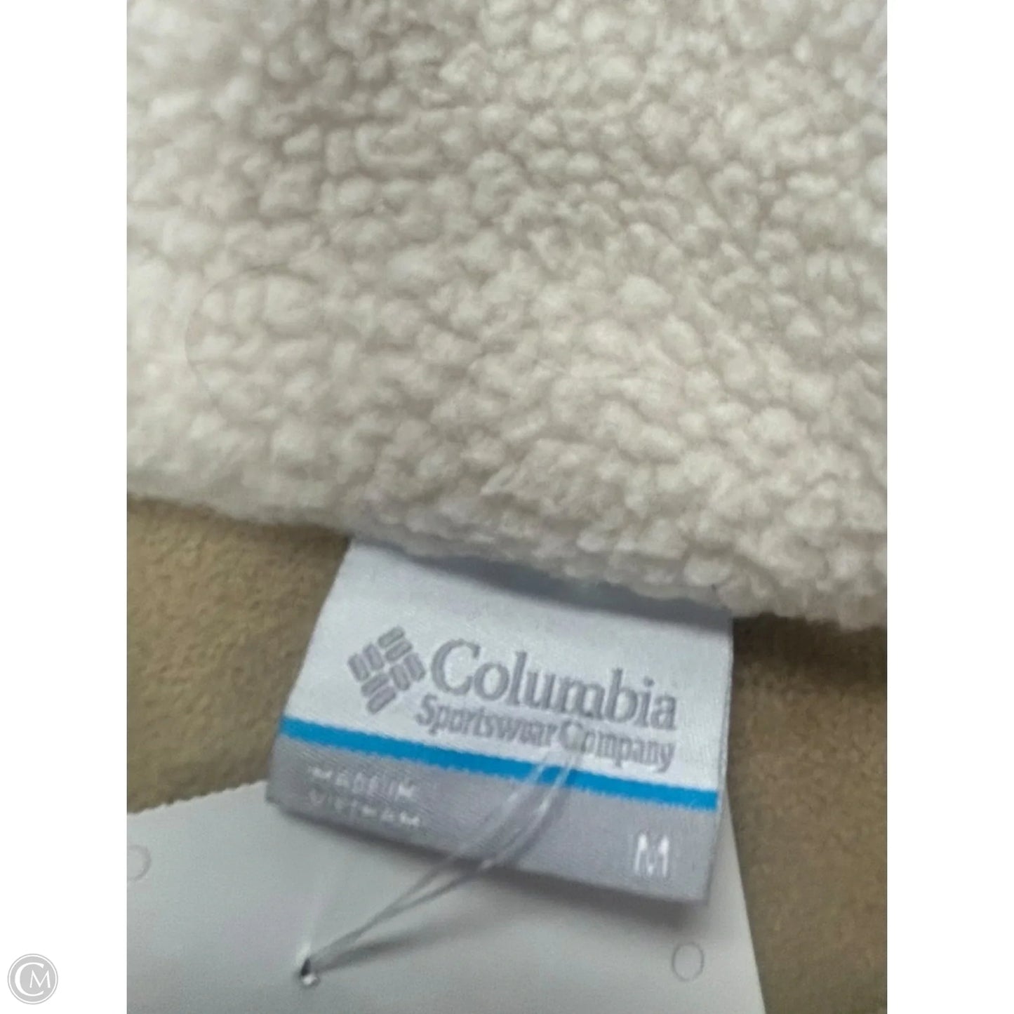 Coat Faux Fur & Sherpa By Columbia In Cream, Size: M