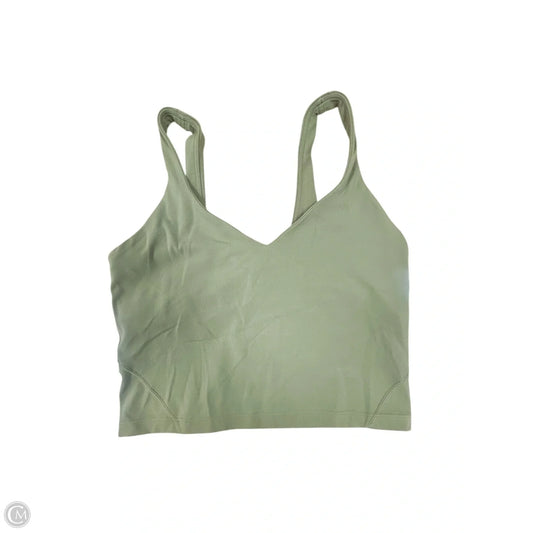 Athletic Tank Top By Lululemon In Green, Size: 6