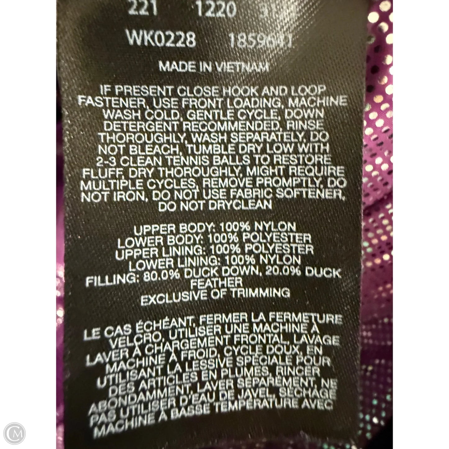 Coat Parka By Columbia In Purple, Size: Xxl