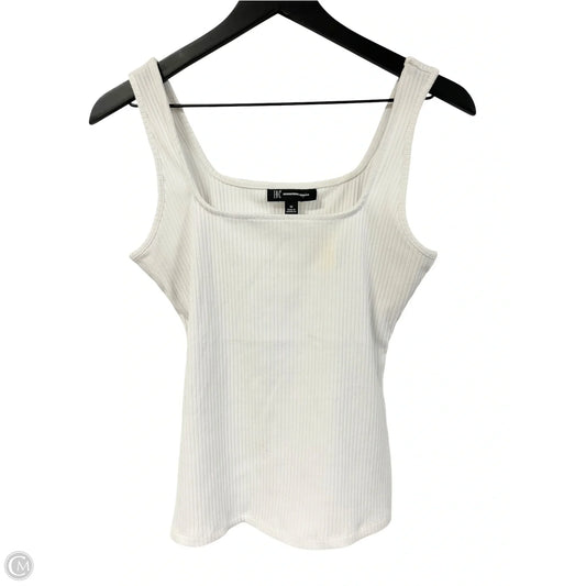 Tank Top By Inc In White, Size: M