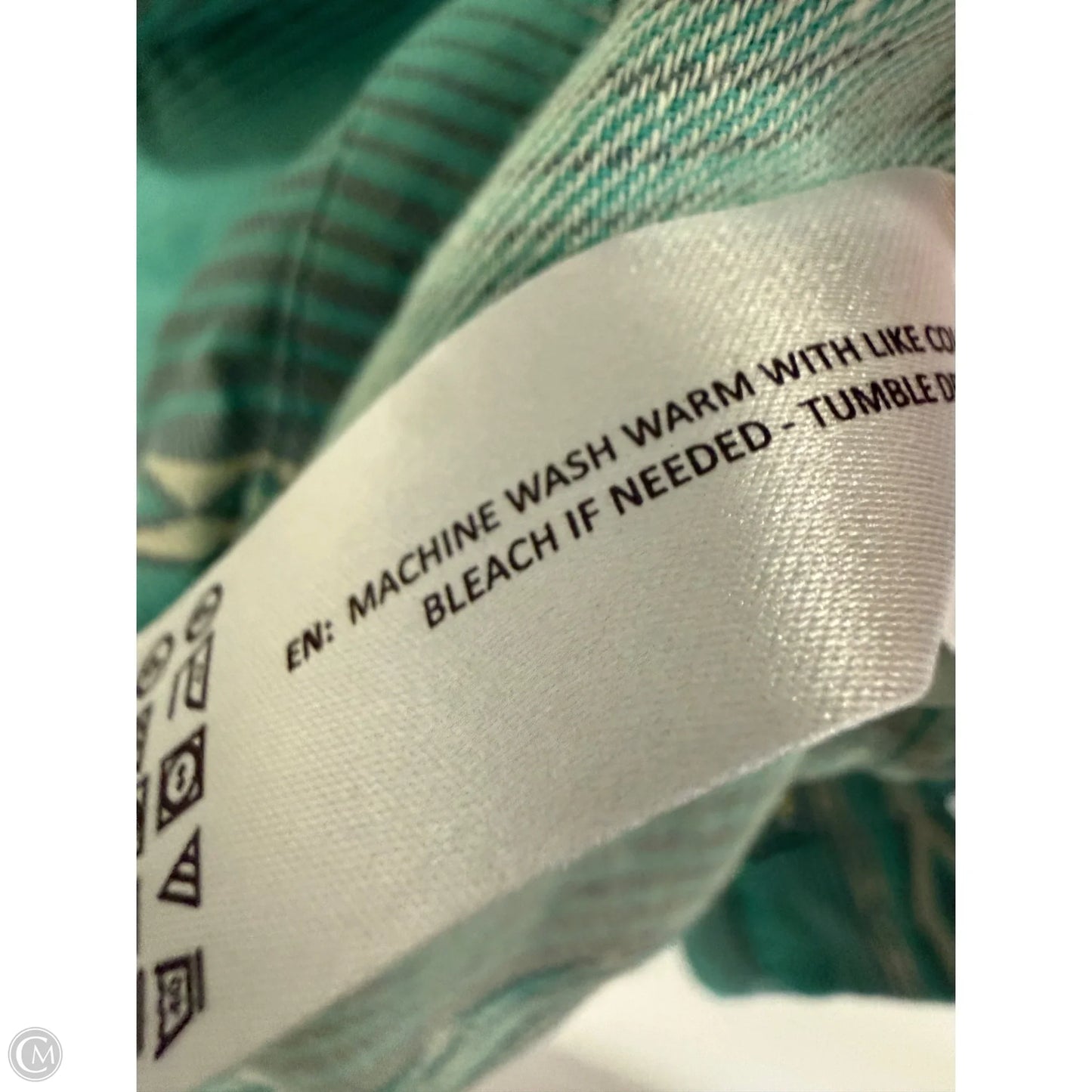 Blouse Long Sleeve By Ariat In Green, Size: L