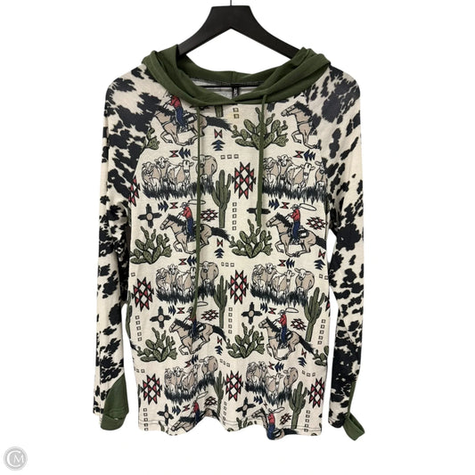 Top Long Sleeve By Crazy Train In Multi-colored, Size: S