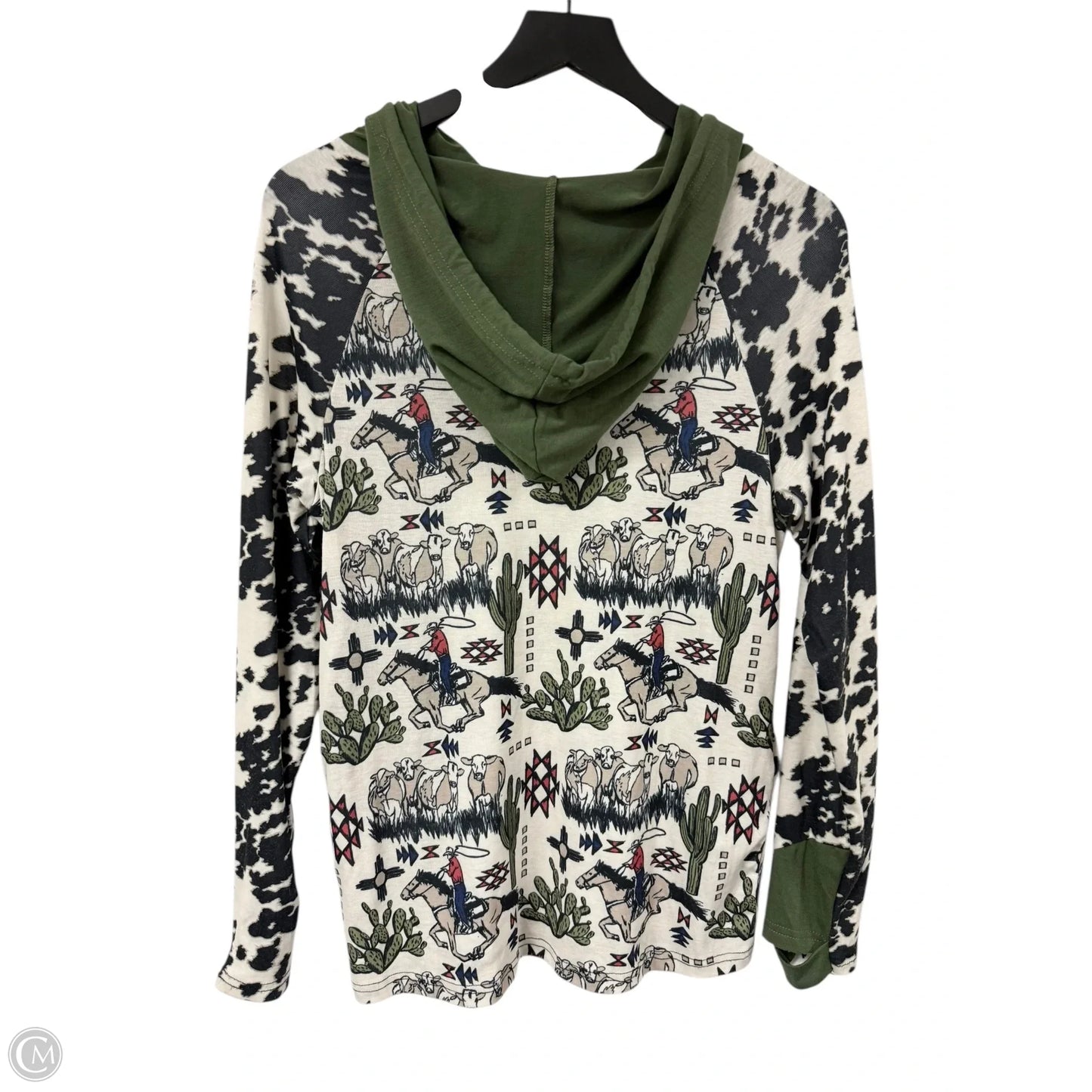 Top Long Sleeve By Crazy Train In Multi-colored, Size: S