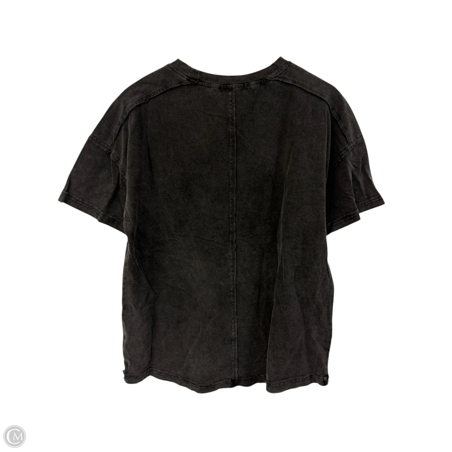 Top Short Sleeve By Clothes Mentor In Grey, Size: M