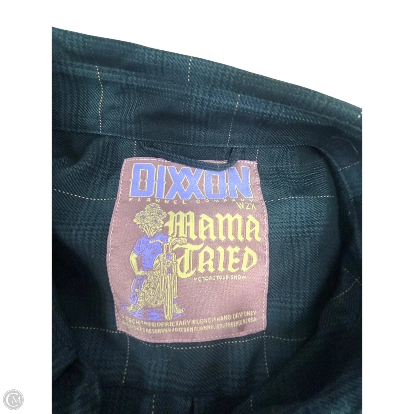 Blouse Long Sleeve By Cmc In Black & Grey, Size: 2x