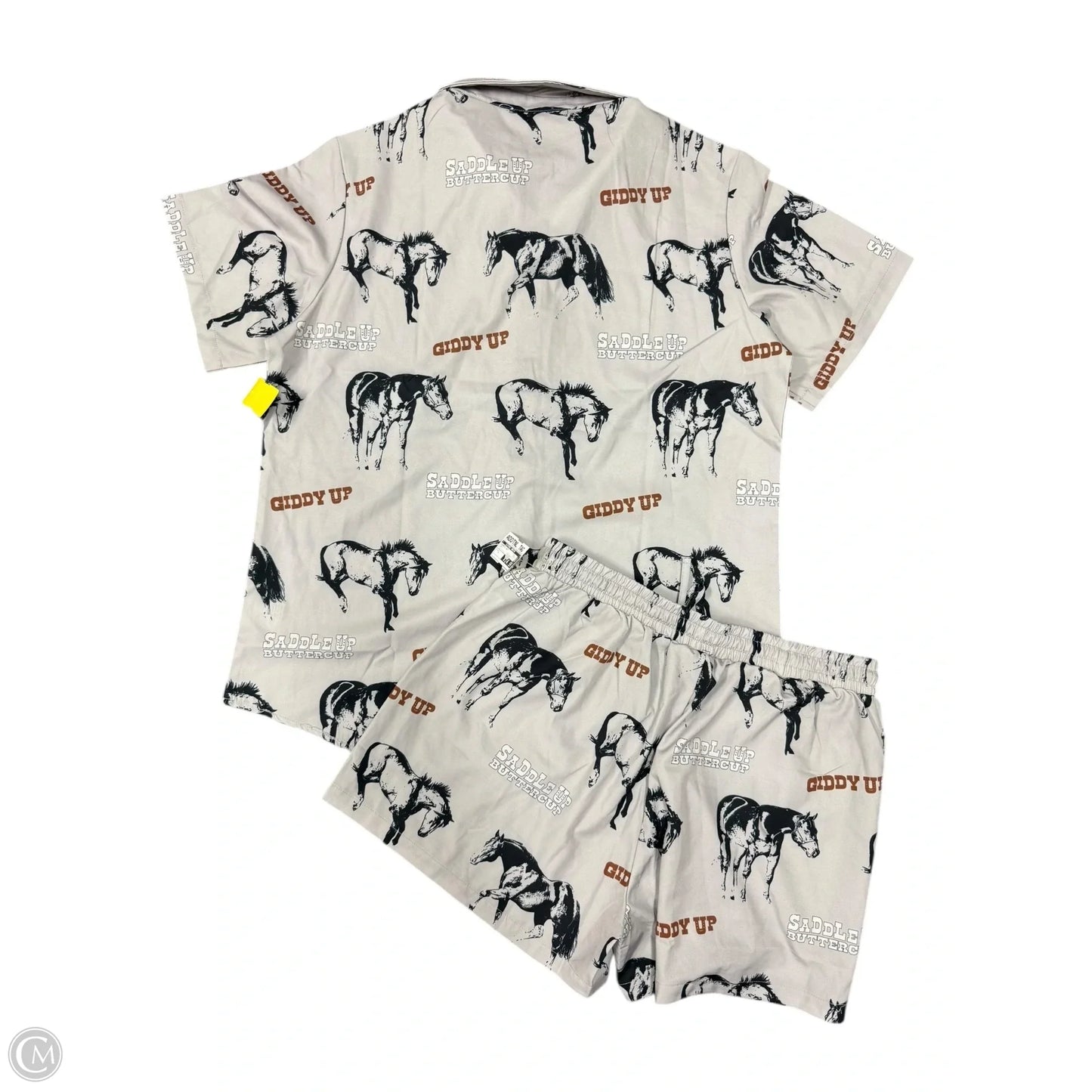 Shorts Set By Clothes Mentor In Grey, Size: L