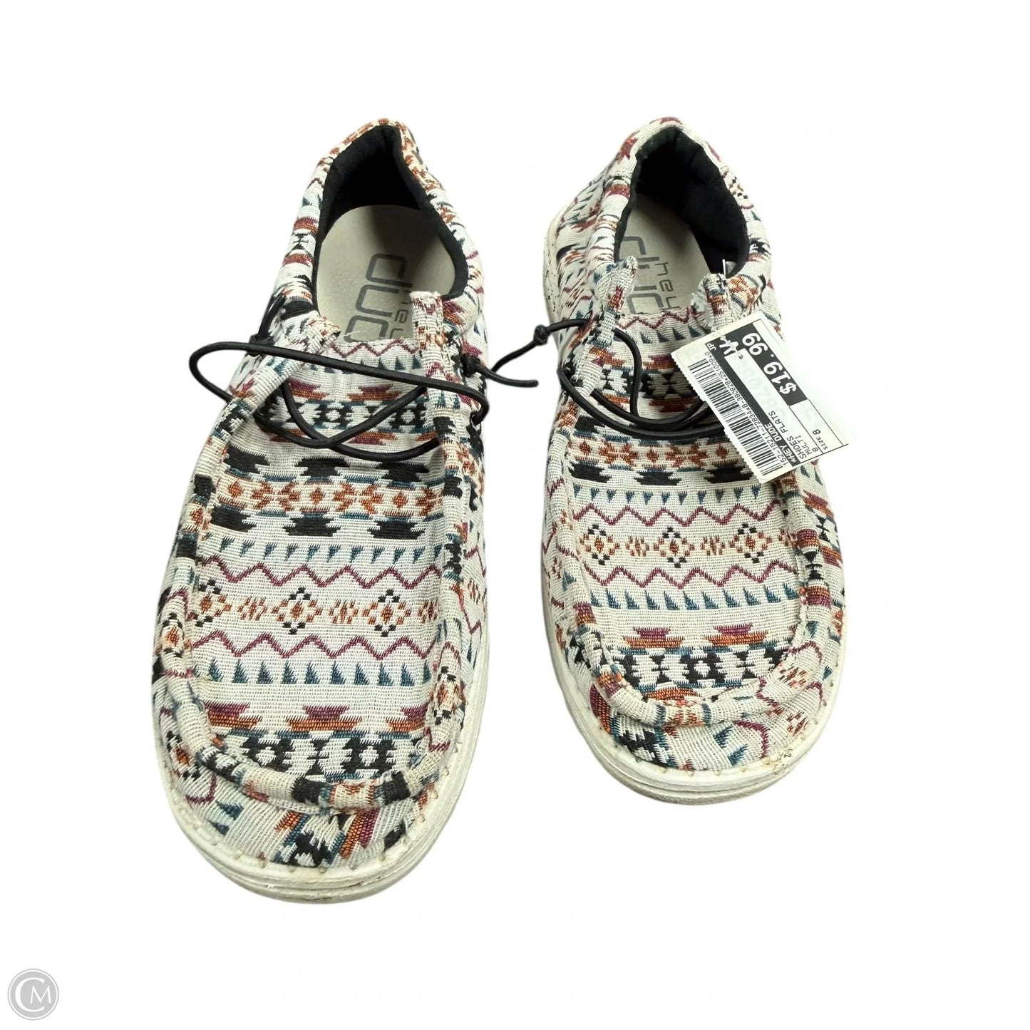 Shoes Flats By Hey Dude In Multi-colored, Size: 8