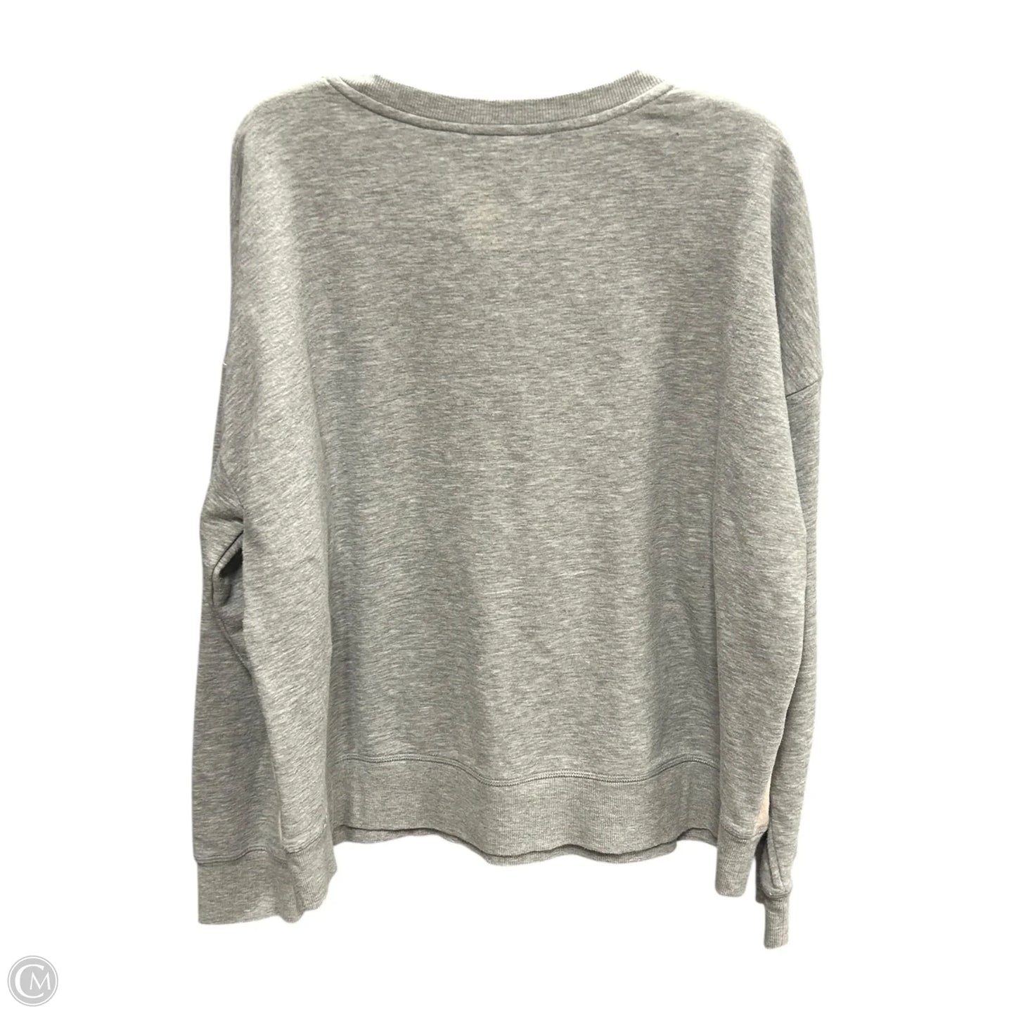 Sweatshirt Crewneck By Reebok In Grey, Size: Xxl
