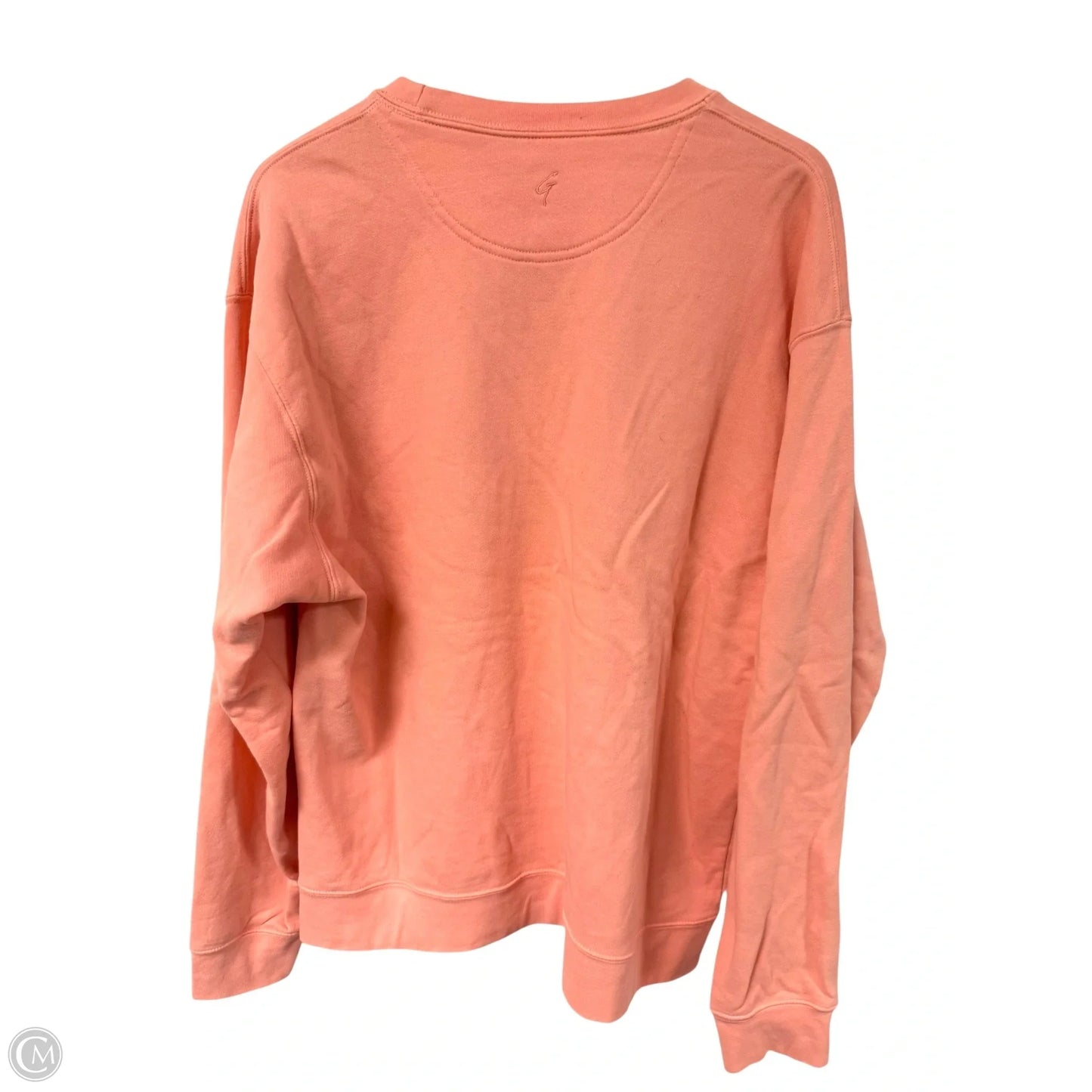 Sweatshirt Crewneck By Clothes Mentor In Peach, Size: Xl