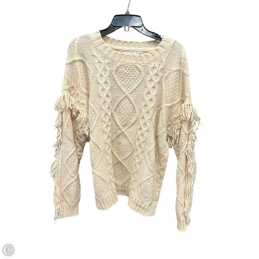 Sweater By Staccato In Cream, Size: L