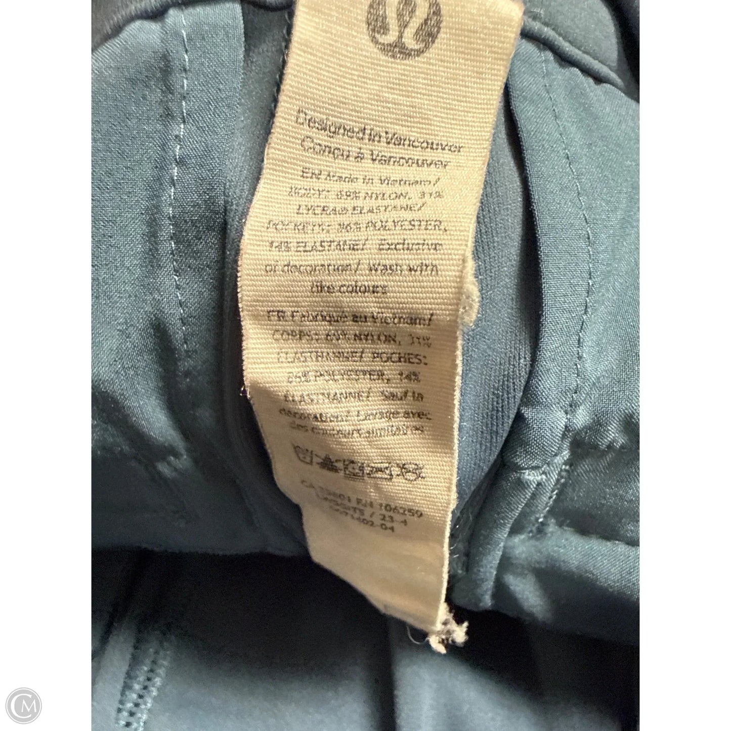 Athletic Pants By Lululemon In Blue, Size: M