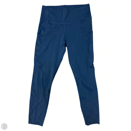 Athletic Leggings By Lululemon In Navy, Size: 8