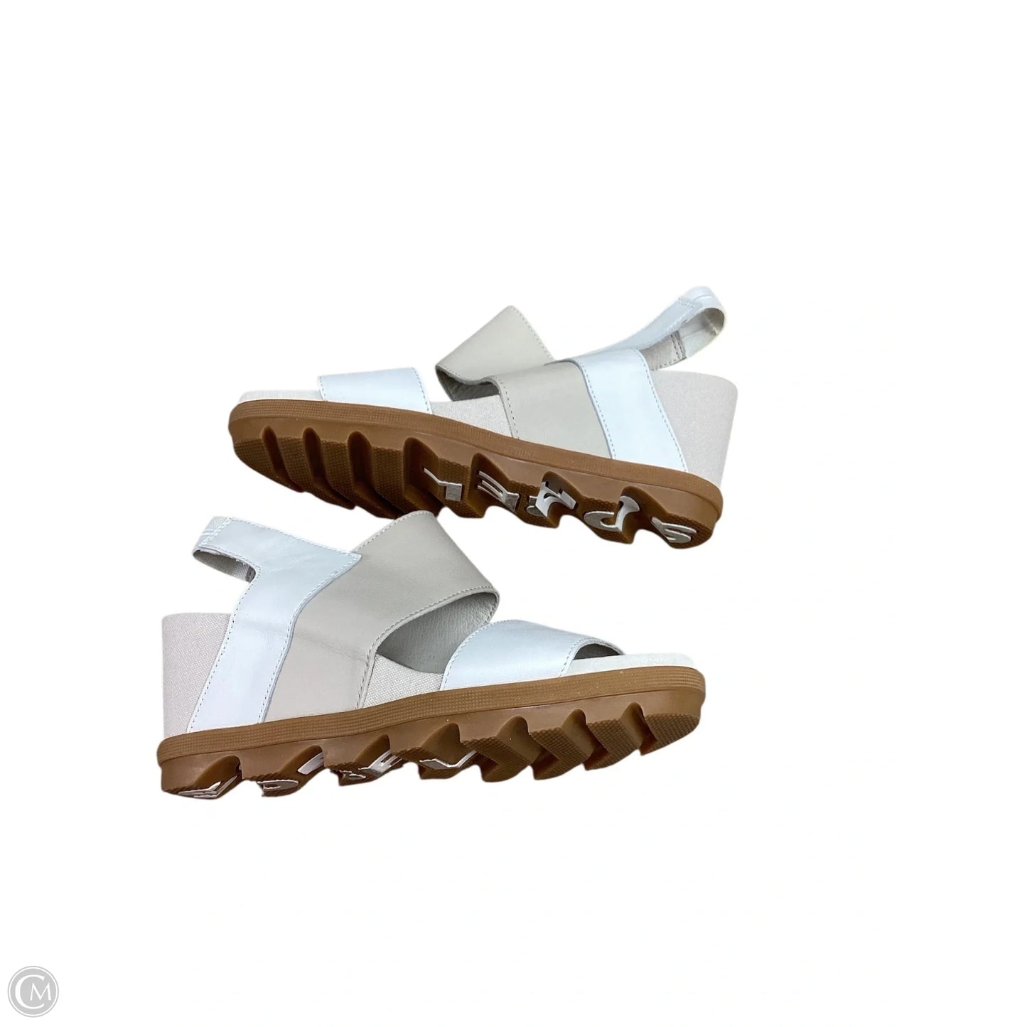 Sandals Heels Wedge By Sorel In White, Size: 8