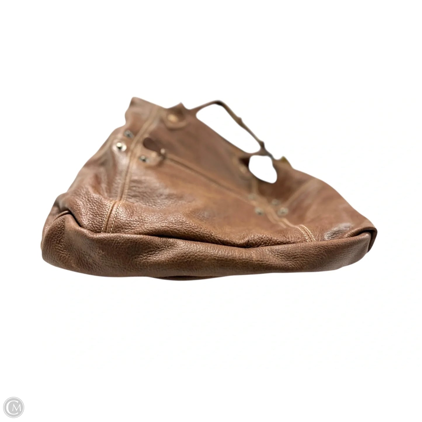 Handbag Leather By Myra, Size: Medium