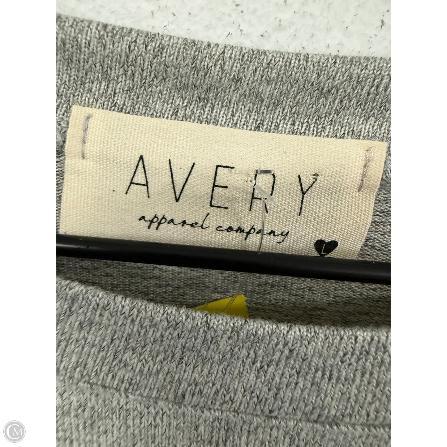 Top Long Sleeve By Clothes Mentor In Grey, Size: L