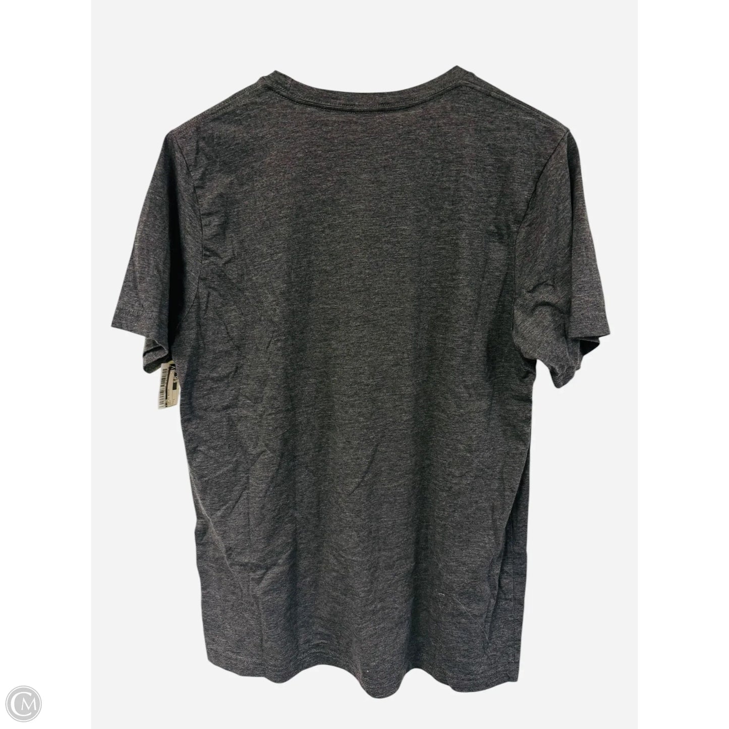Top Short Sleeve Basic By Cme In Grey, Size: L