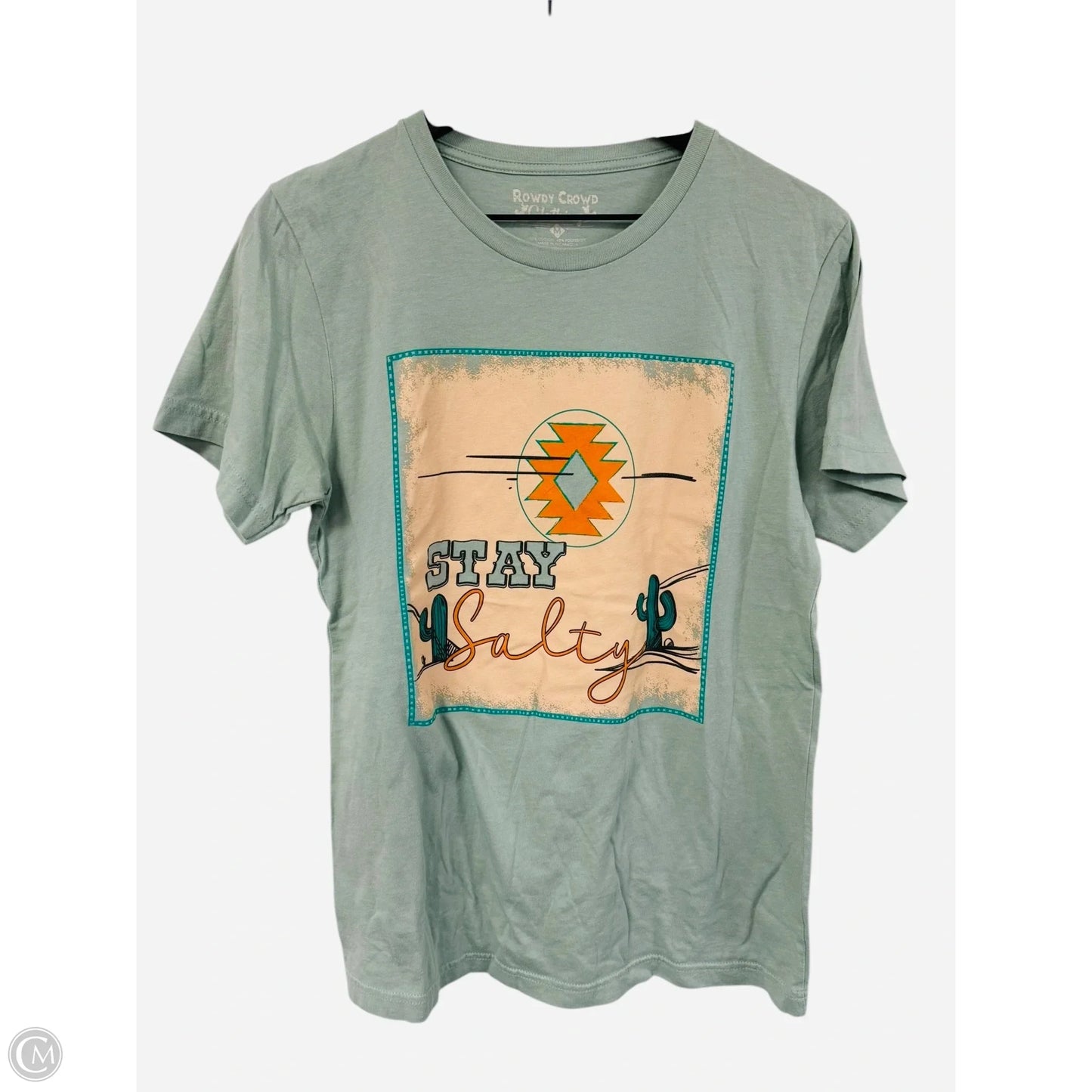 Top Short Sleeve Basic By Clothes Mentor In Blue, Size: M