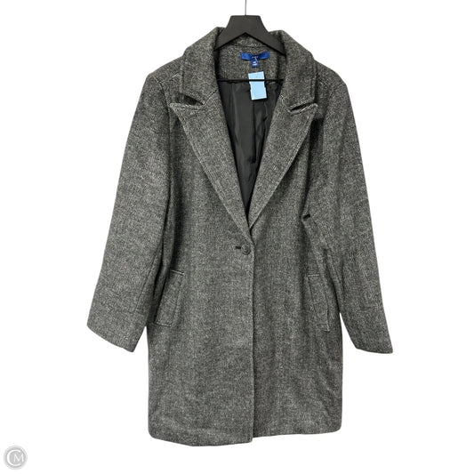 Coat Peacoat By Apt 9 In Grey, Size: Xxl