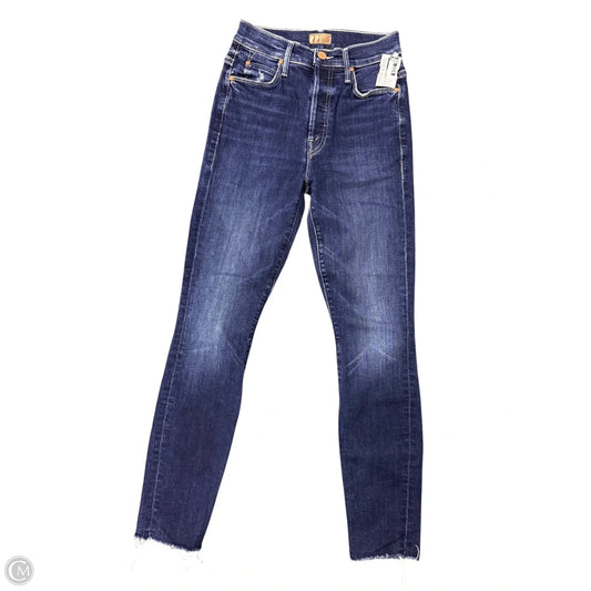 Jeans Skinny By Mother In Blue Denim, Size: Xxs