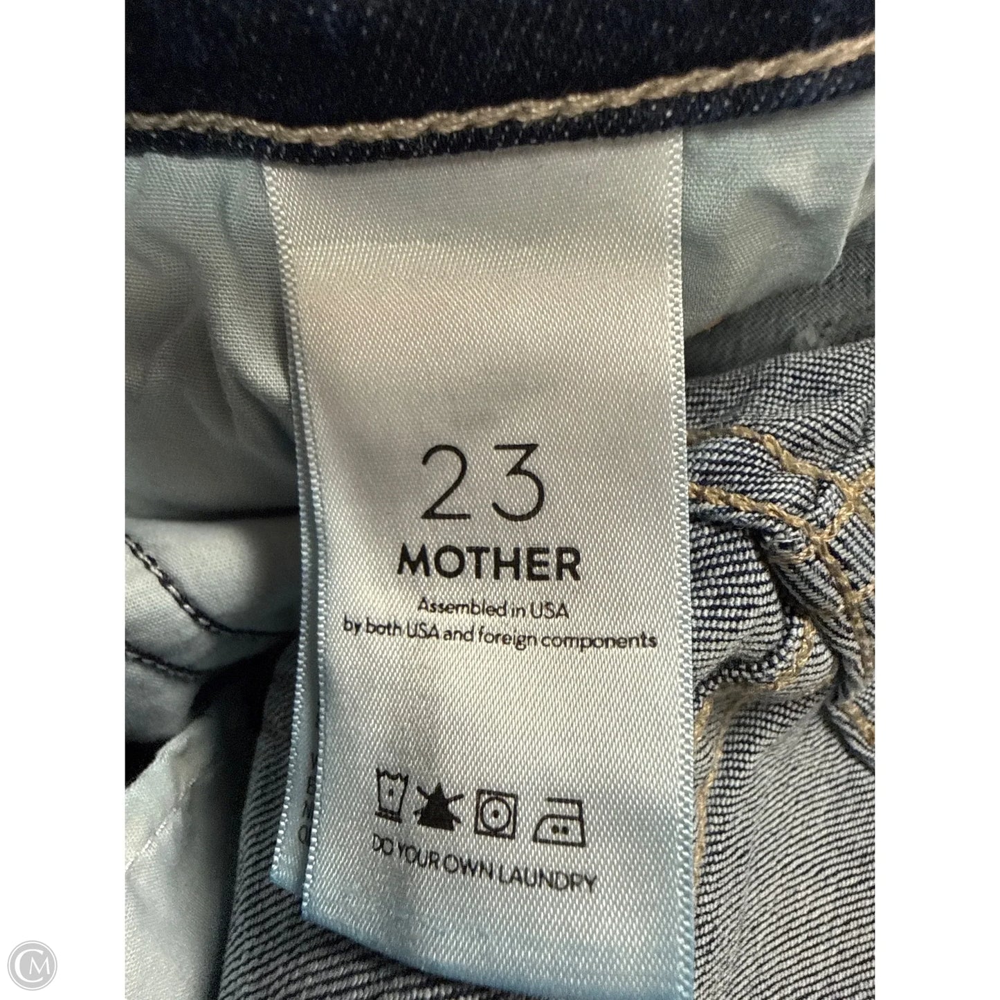 Jeans Skinny By Mother In Blue Denim, Size: Xxs