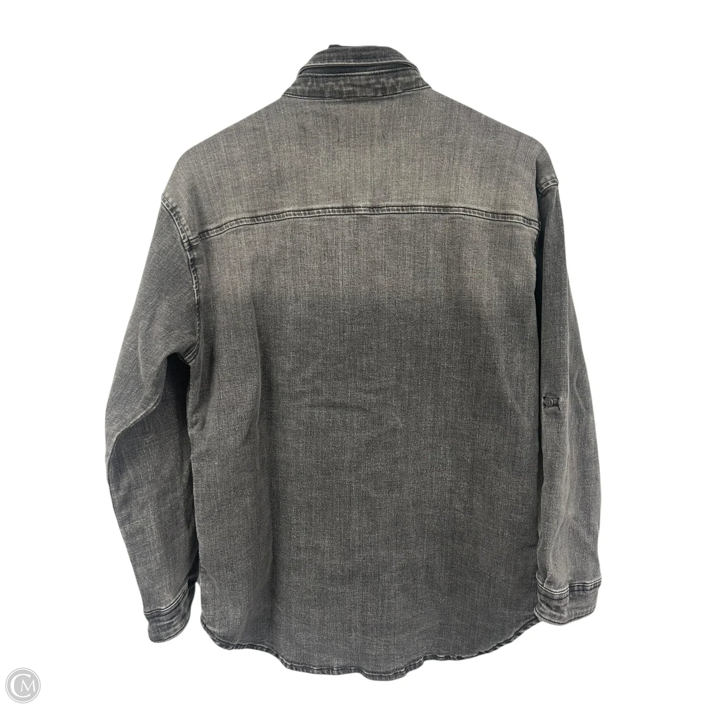 Jacket Denim By Risen In Grey Denim, Size: S