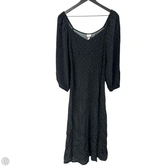 Dress Casual Maxi By A New Day In Black, Size: S