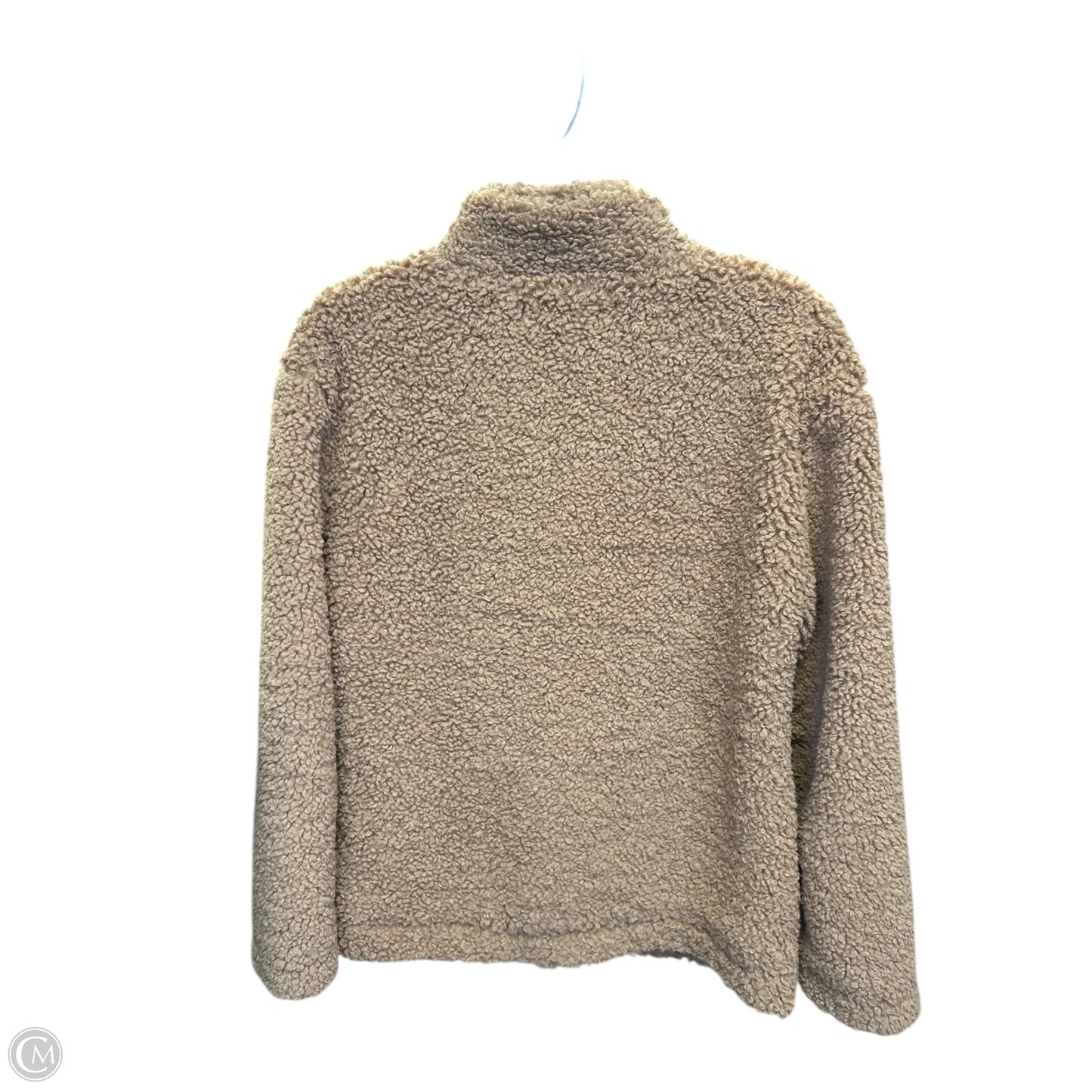 Jacket Faux Fur & Sherpa By Carly Jean In Tan, Size: M