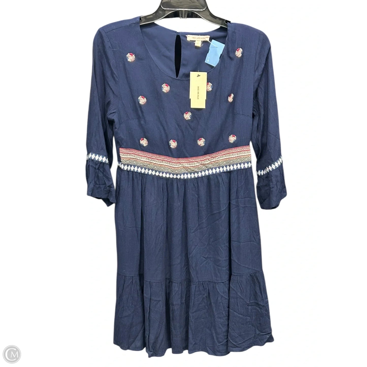 Dress Casual Short By Skies Are Blue In Navy, Size: S