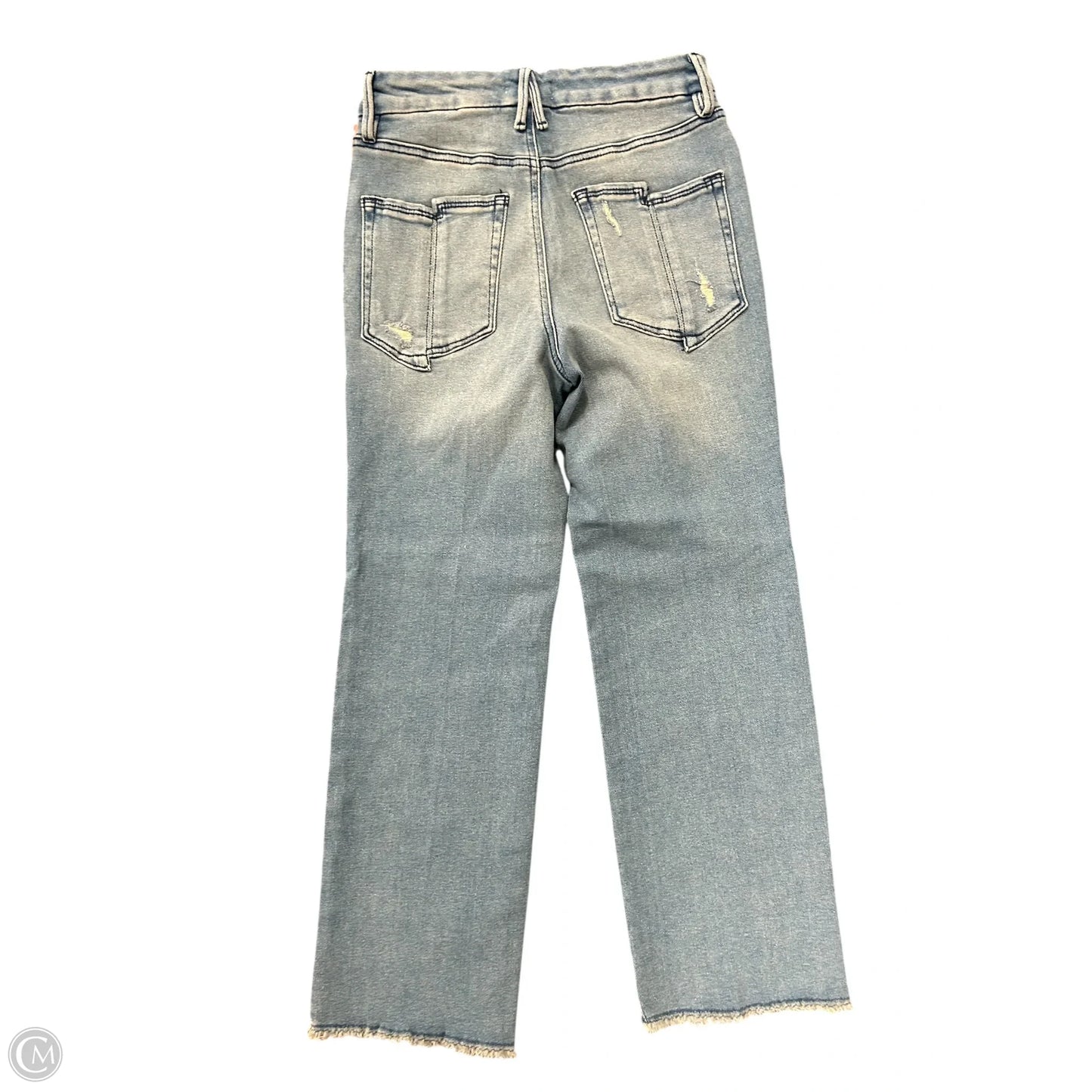 Jeans Skinny By Good American In Blue Denim, Size: 4