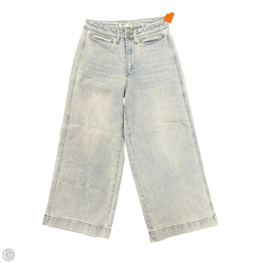 Jeans Cropped By Oat In Blue Denim, Size: 4