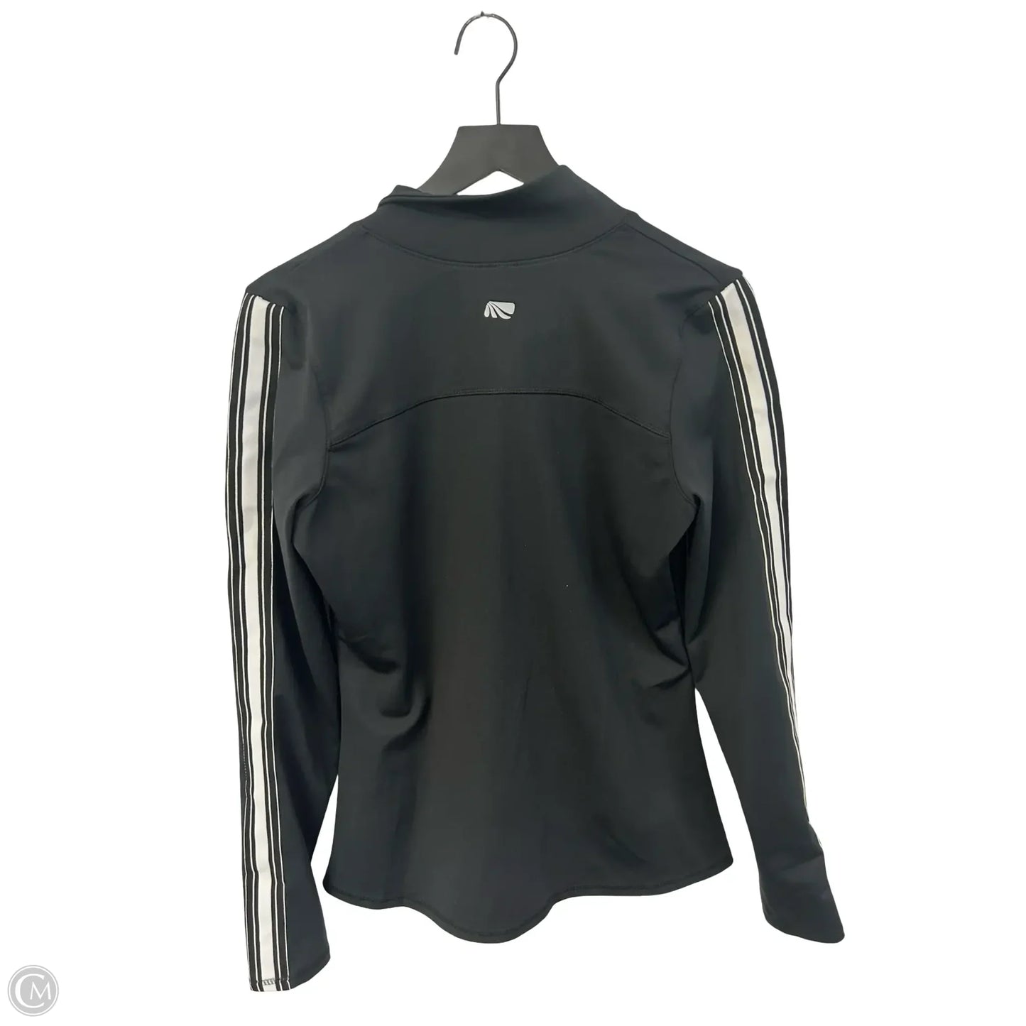 Athletic Jacket By Marika In Black & White, Size: L