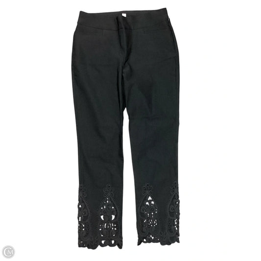 Jeans Flared By Chicos In Blue Denim, Size: 2