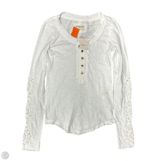 Top Long Sleeve By We The Free In White, Size: Xs