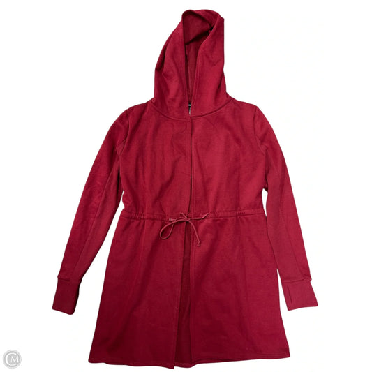 Jacket Fleece By Beyond Yoga In Maroon, Size: S