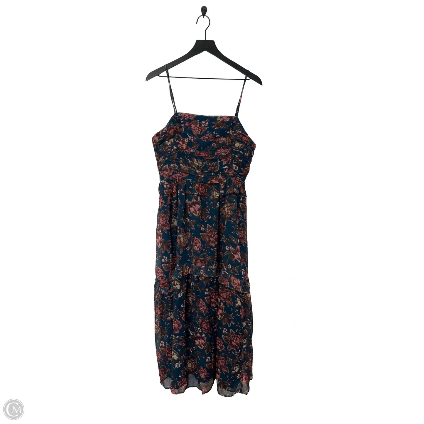 Dress Casual Maxi By Loft In Teal, Size: L