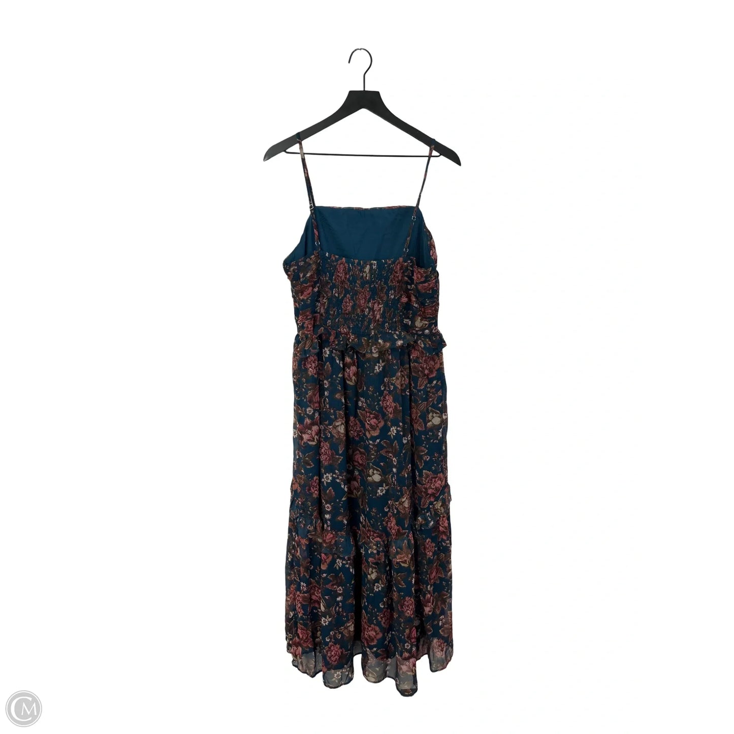 Dress Casual Maxi By Loft In Teal, Size: L