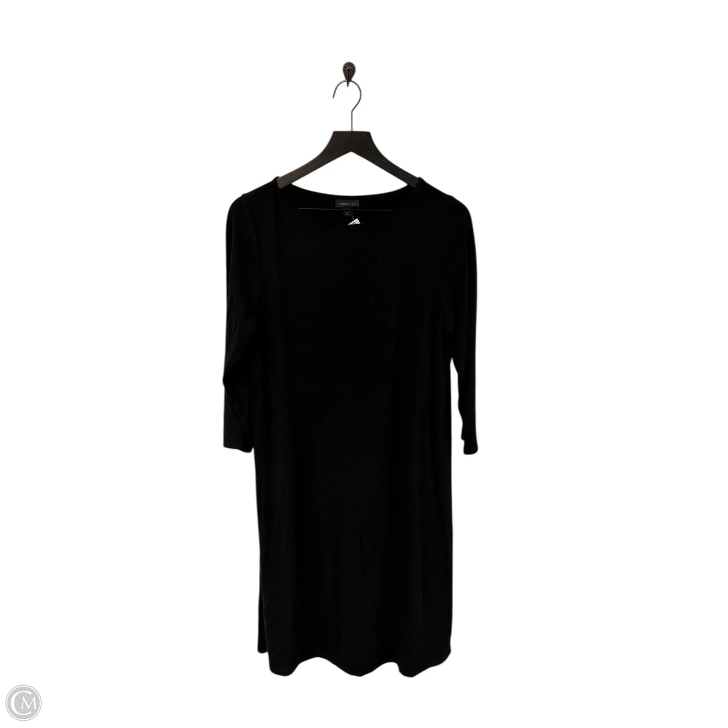 Dress Casual Midi By J. Jill In Black, Size: M