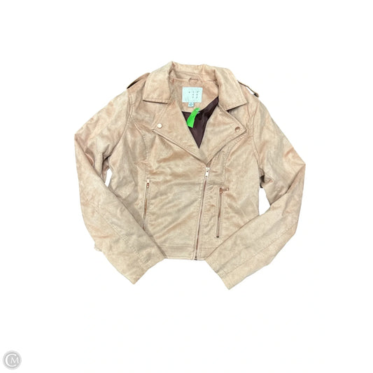 Jacket Moto By A New Day In Peach, Size: M