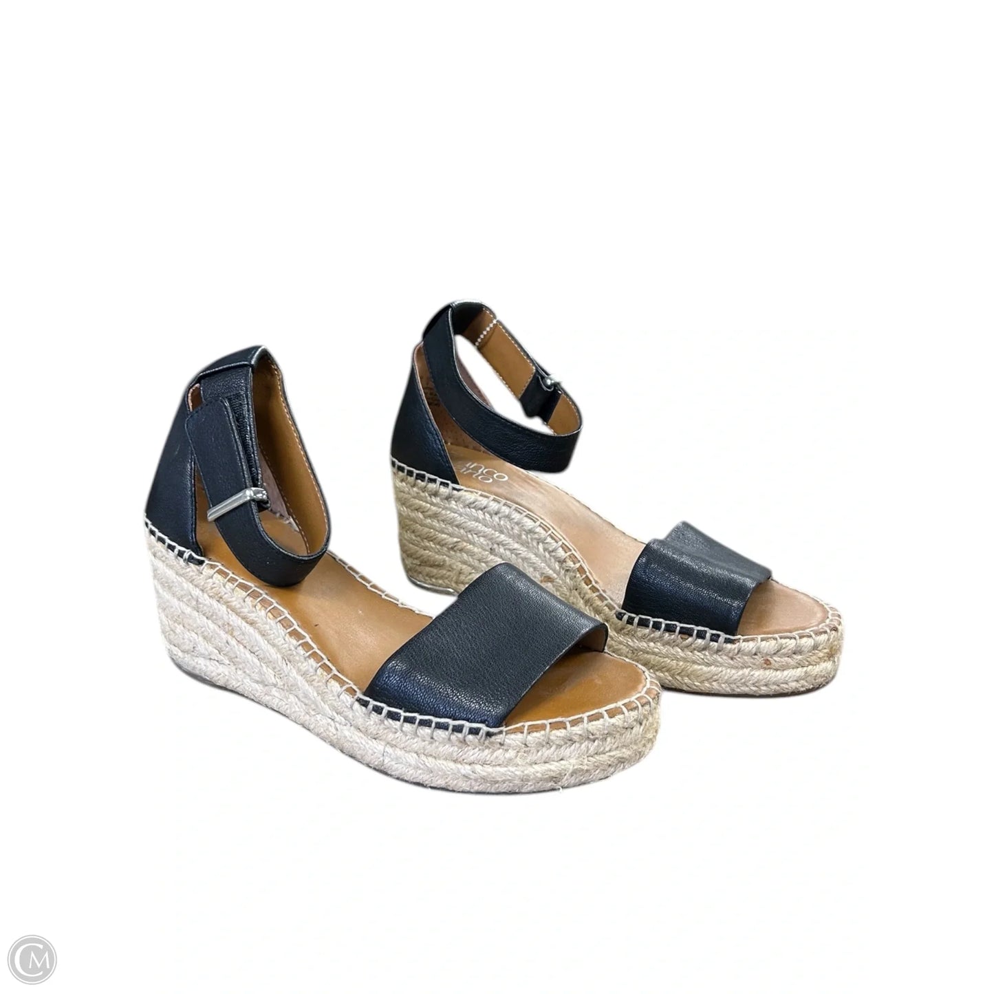 Shoes Heels Wedge By Franco Sarto In Black, Size: 8