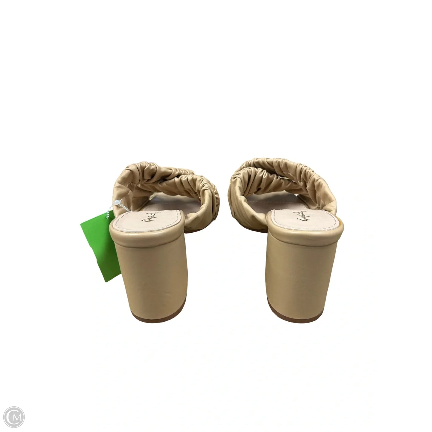 Shoes Heels Block By Qupid In Tan, Size: 8.5