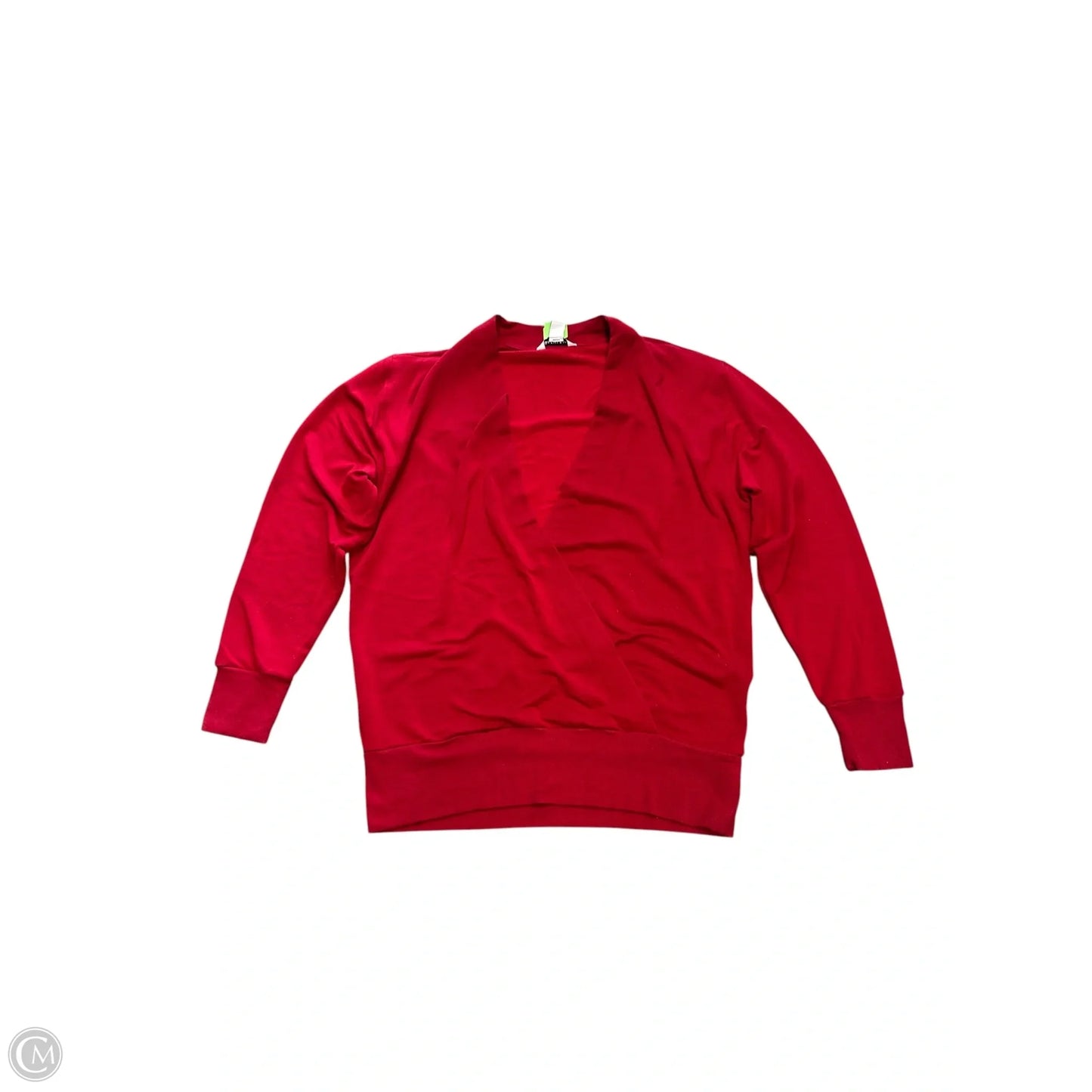 Top Long Sleeve By Athleta In Red, Size: M