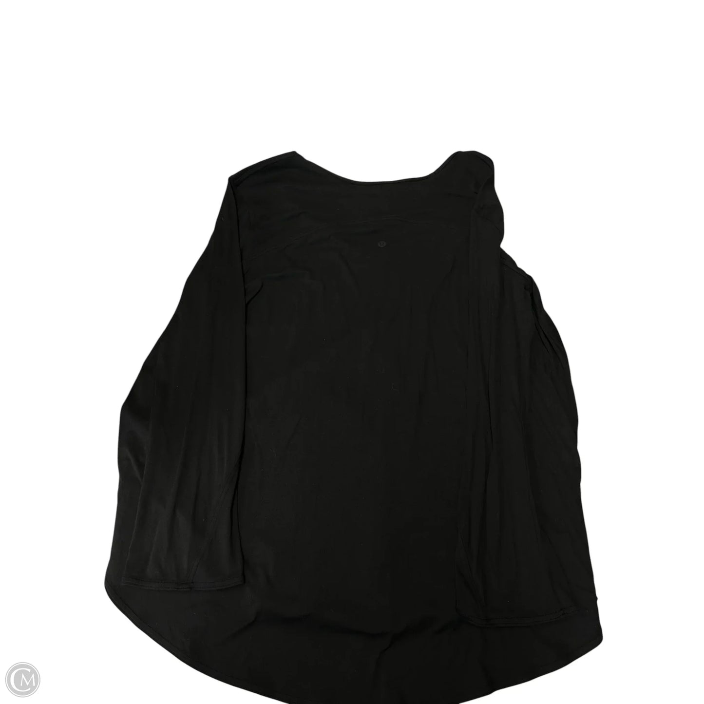 Athletic Top Long Sleeve Crewneck By Lululemon In Black, Size: 10