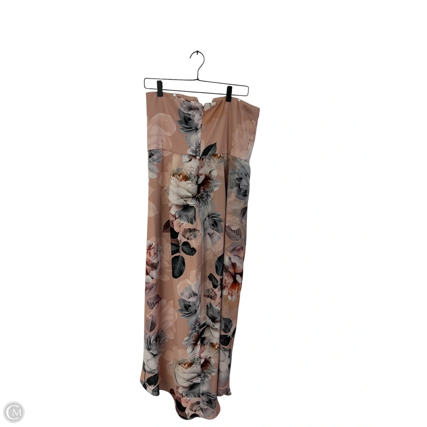 Dress Party Long By City Chic In Peach, Size: 12