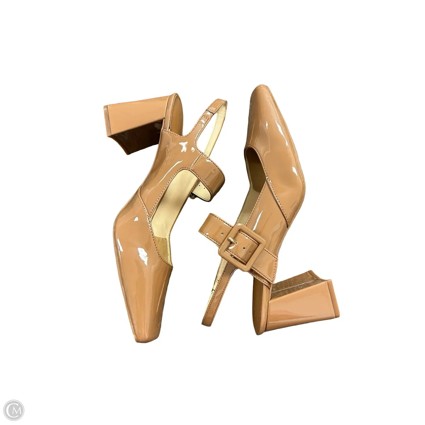 Shoes Heels Block By Alex Marie In Brown, Size: 9