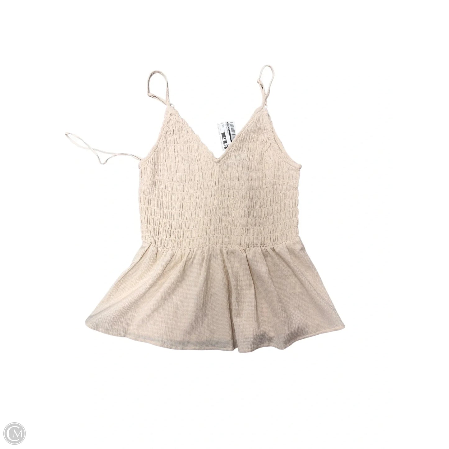 Top Sleeveless By Wishlist In Tan, Size: S