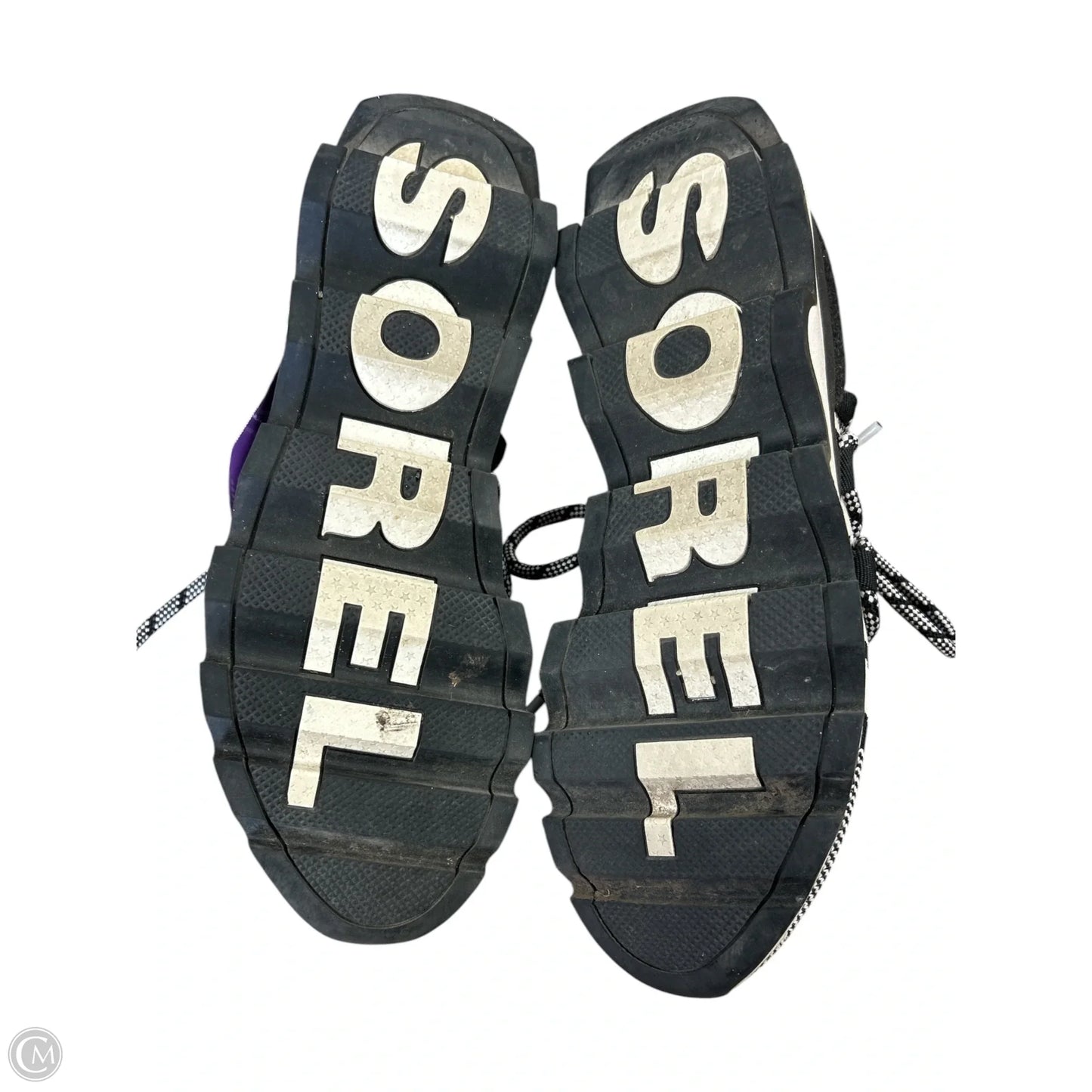 Shoes Athletic By Sorel In Black & Cream, Size: 9