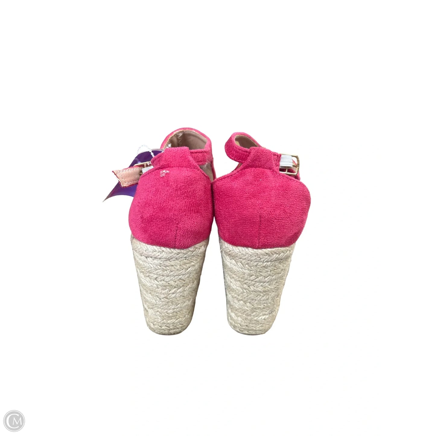 Shoes Heels Wedge By Cmf In Pink, Size: 6.5